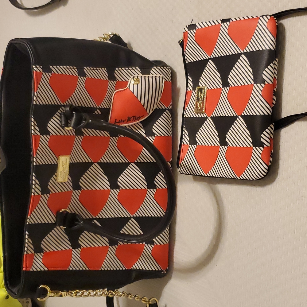 Besty Johnson purse with mini purse